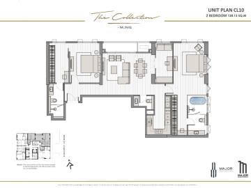 2 Bed 3 Bath 120.13 SQ.M MUNIQ Sukhumvit 23