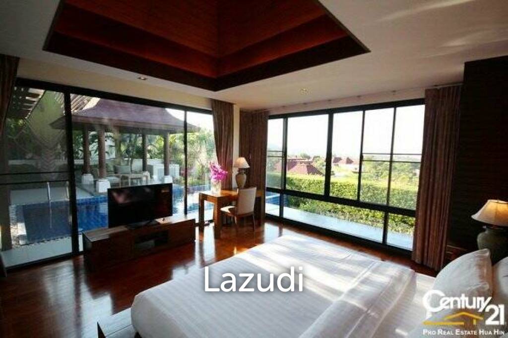 PANORAMA: Beautifully designed and Maintained 3 Bed Pool Villa with Sea Views nr the Beach and Golf Course