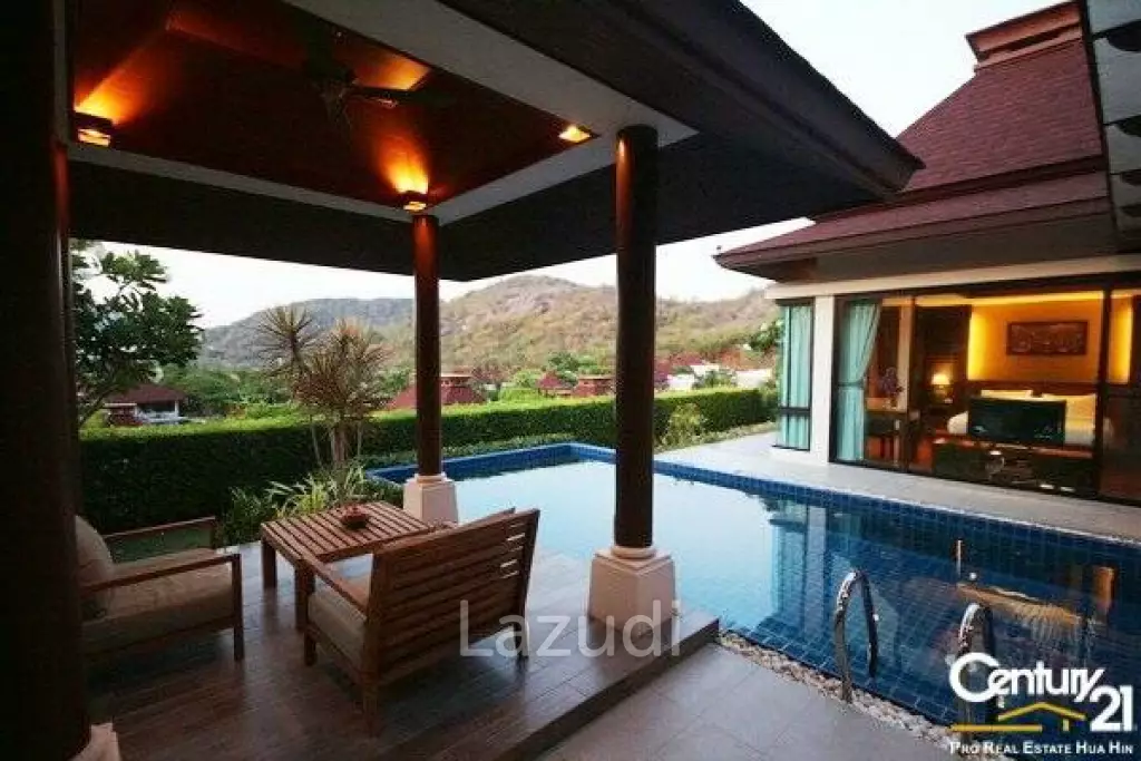 PANORAMA: Beautifully designed and Maintained 3 Bed Pool Villa with Sea Views nr the Beach and Golf Course