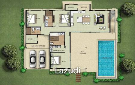 3 Bed Villa 352 SQM, Sivana HideAway