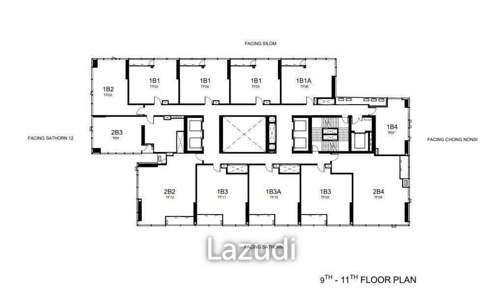 2 Bedroom 2 Bathroom 87 SQ.M Tait 12