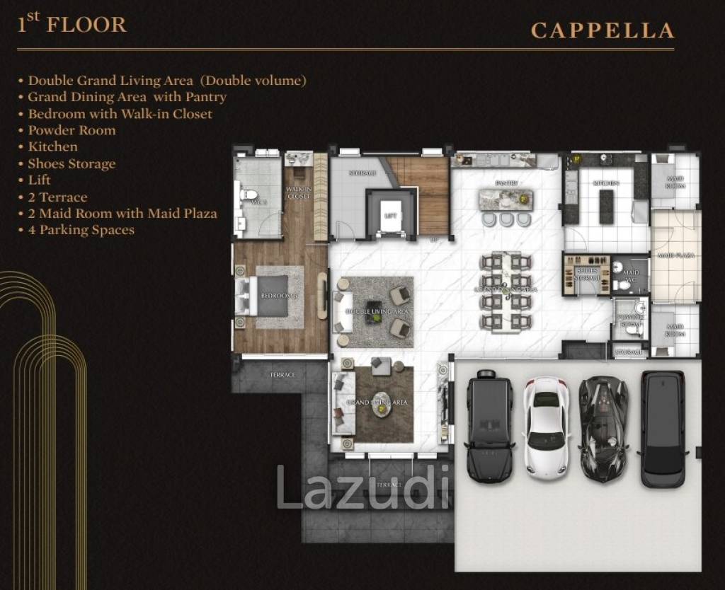 5 Bed 6 Bath 620 SQ.M Grand Bangkok Boulevard Rama 9 – Krungthep Kreetha