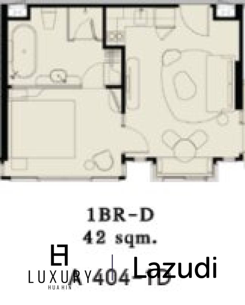 42 qm 1 Bett 1 Bad Apartment Für Verkauf