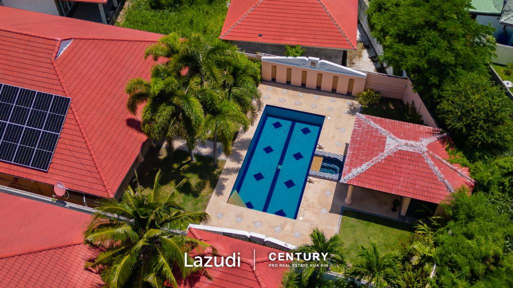 GOLF VILLAGE :  3 Bed Pool Villa with big land plot