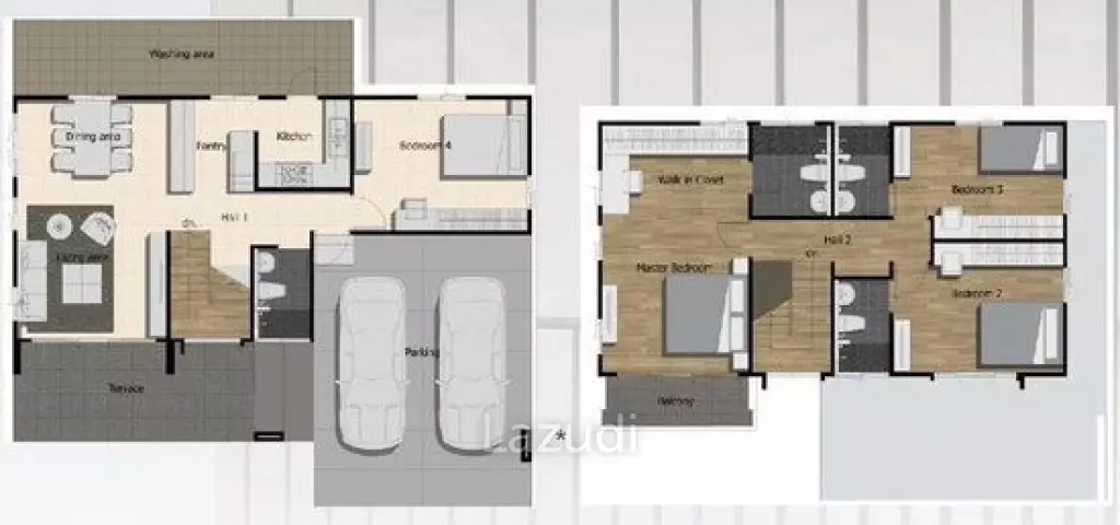 4 Bed 4 Bath 250 SQ.M La Vallee Residence