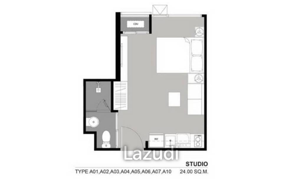 1 Bed 1 Bath 24 SQ.M Rhythm Sukhumvit 36-38