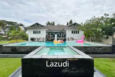 Luxury 3 Bedroom Pool Villa on Large Land Plot