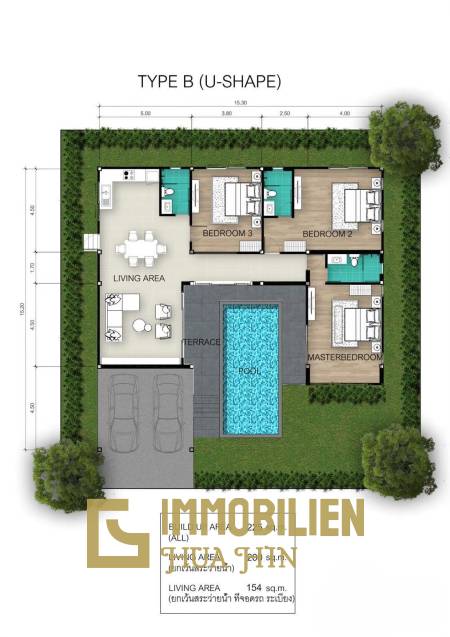 385 qm 3 Bett Haus Für Verkauf