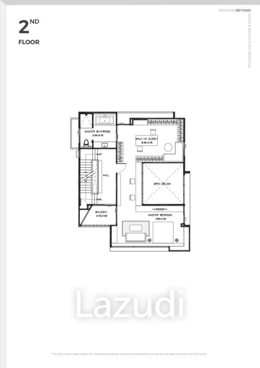 4 Bed 4 Bath 370 SQ.M Nirvana Beyond Rama9 - Krungthep Kreetha