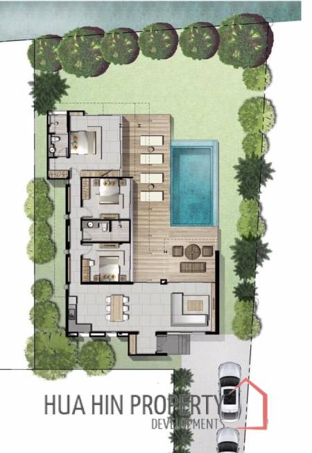 3 Bed 3 Bath 221 SQ.M Botanica Hua Hin