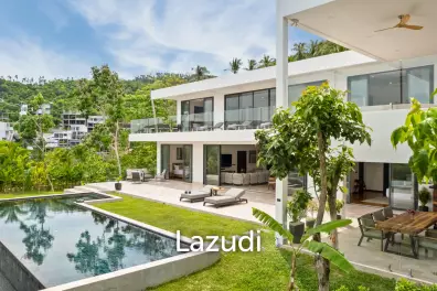 Luxury 5-Bedroom Sea View Villa in Prime Lamai