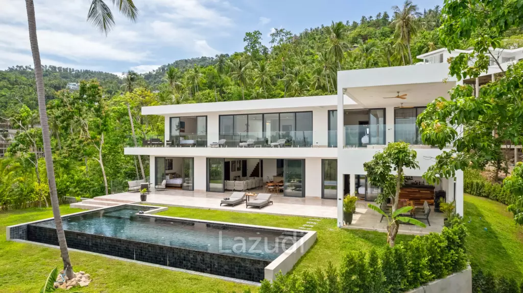Luxury 5-Bedroom Sea View Villa in Prime Lamai
