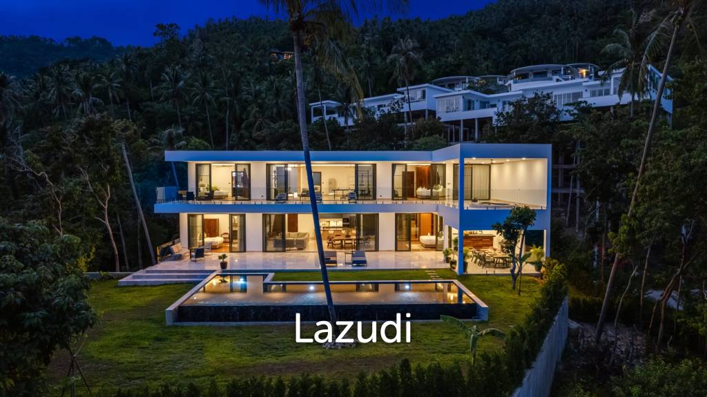 Luxury 5-Bedroom Sea View Villa in Prime Lamai
