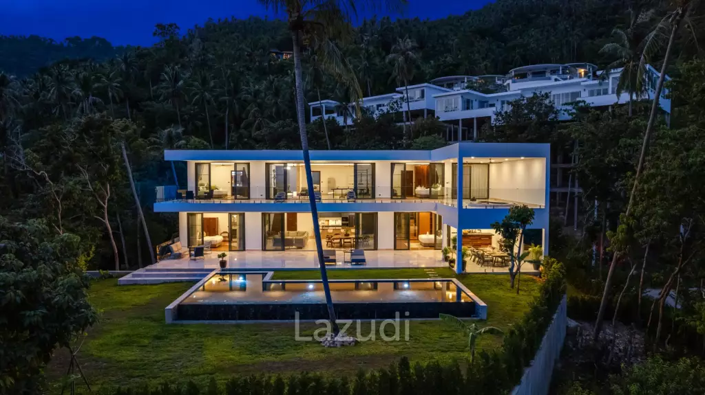 Luxury 5-Bedroom Sea View Villa in Prime Lamai