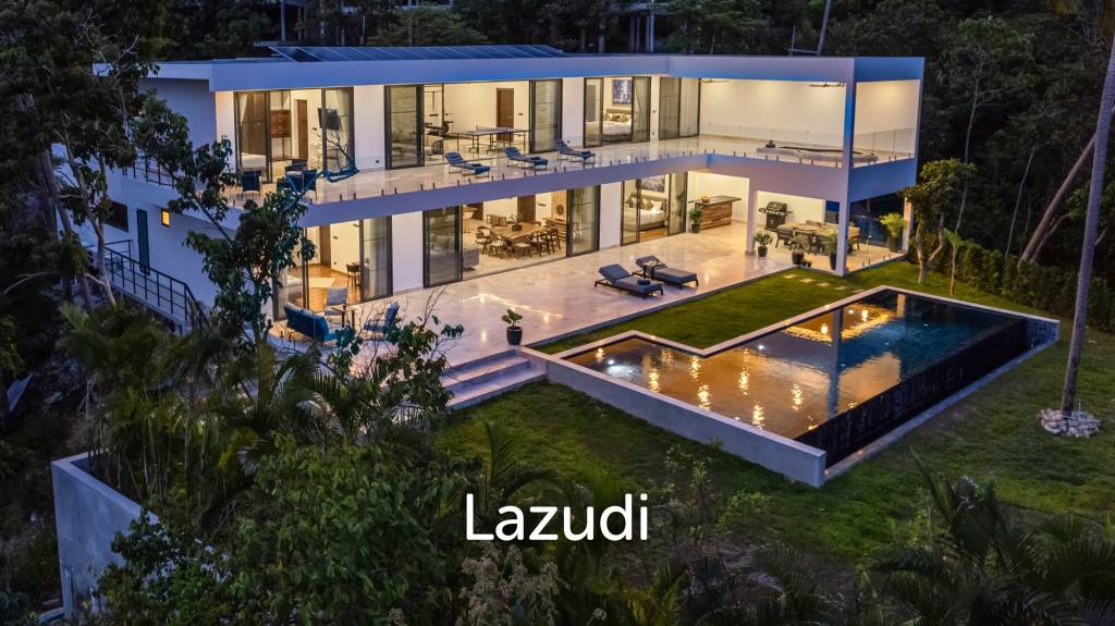 Luxury 5-Bedroom Sea View Villa in Prime Lamai