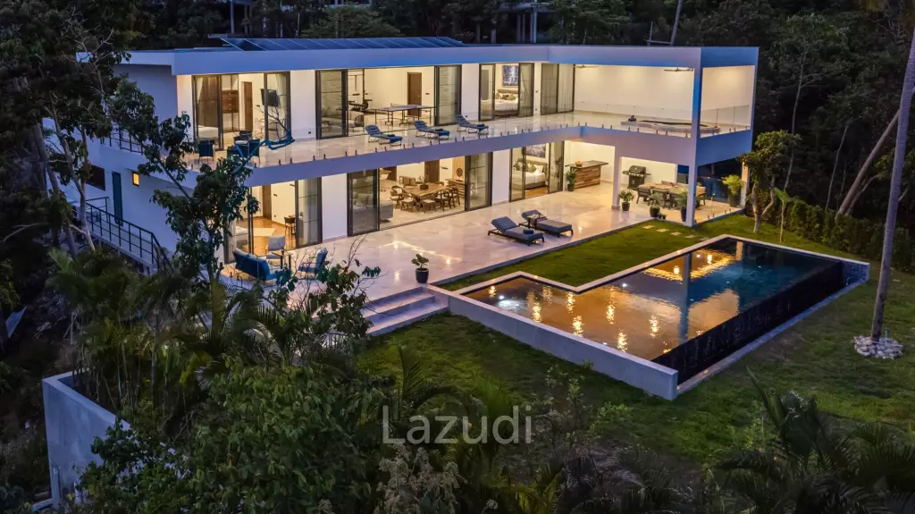 Luxury 5-Bedroom Sea View Villa in Prime Lamai