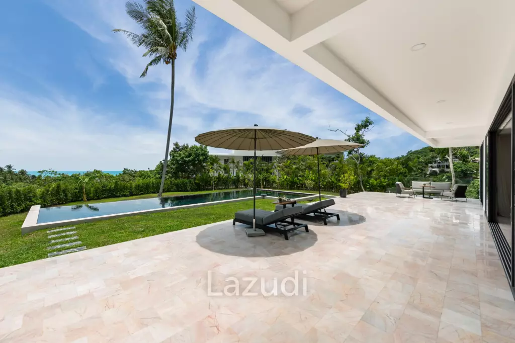 Luxury 5-Bedroom Sea View Villa in Prime Lamai