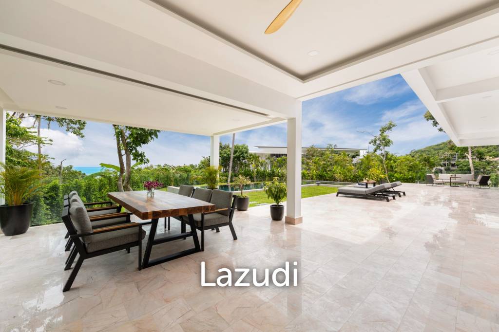 Luxury 5-Bedroom Sea View Villa in Prime Lamai