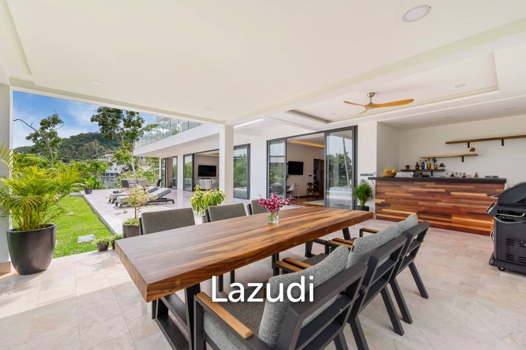 Luxury 5-Bedroom Sea View Villa in Prime Lamai