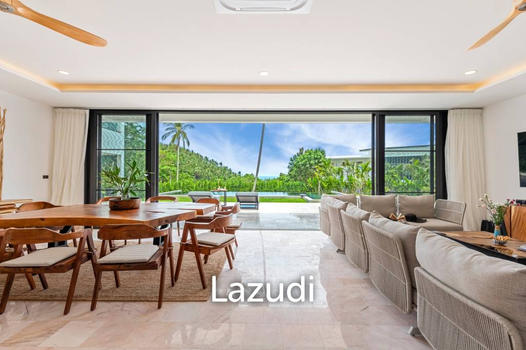 Luxury 5-Bedroom Sea View Villa in Prime Lamai
