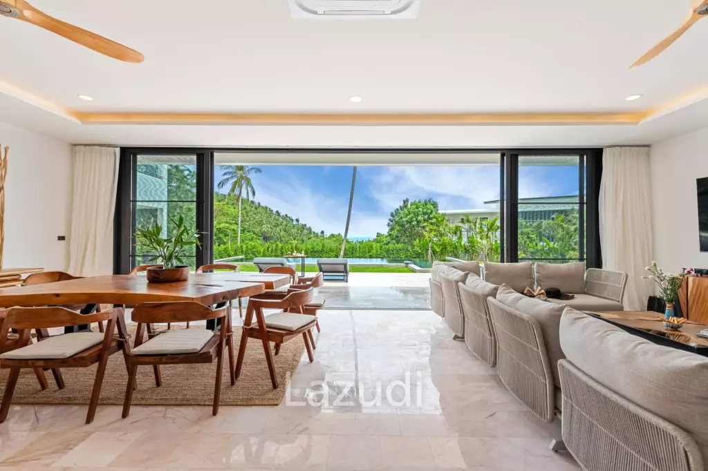 Luxury 5-Bedroom Sea View Villa in Prime Lamai