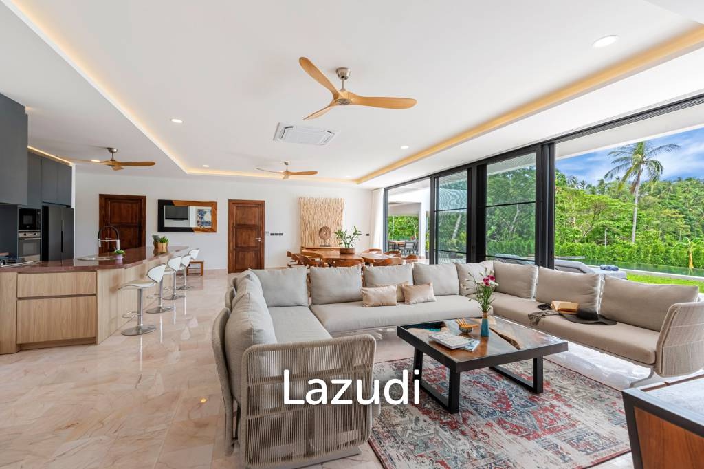 Luxury 5-Bedroom Sea View Villa in Prime Lamai