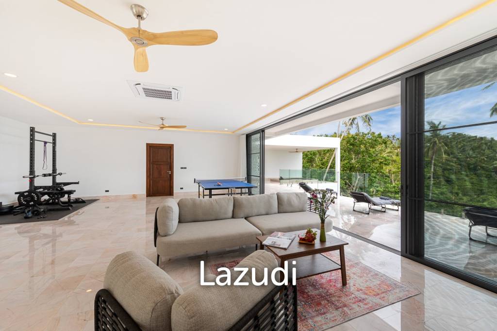 Luxury 5-Bedroom Sea View Villa in Prime Lamai
