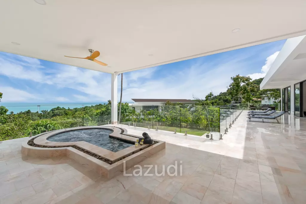 Luxury 5-Bedroom Sea View Villa in Prime Lamai