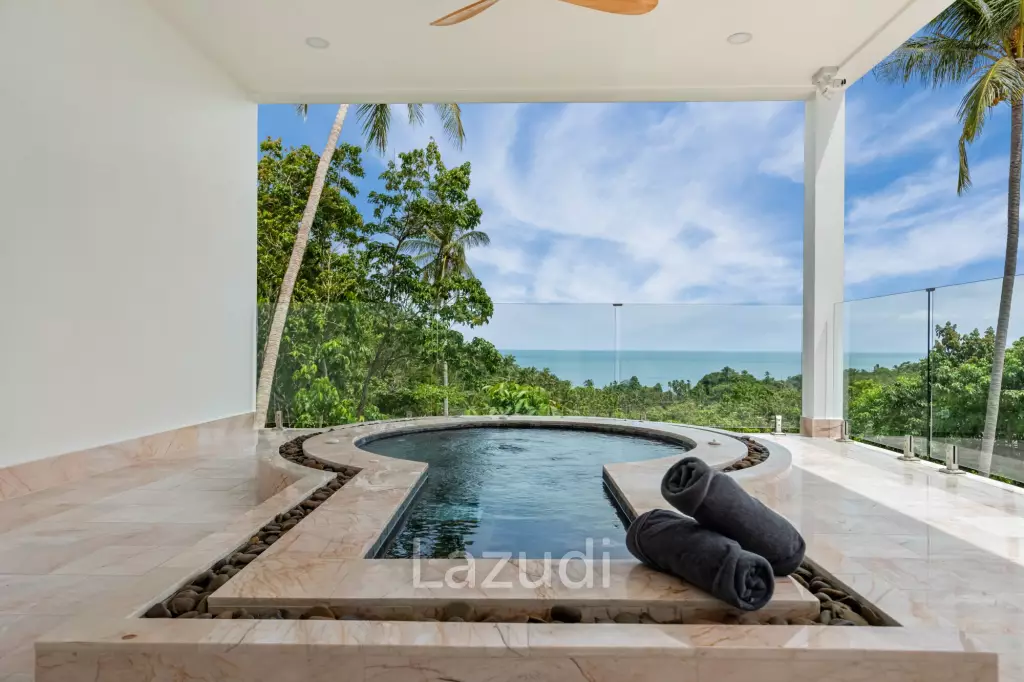 Luxury 5-Bedroom Sea View Villa in Prime Lamai
