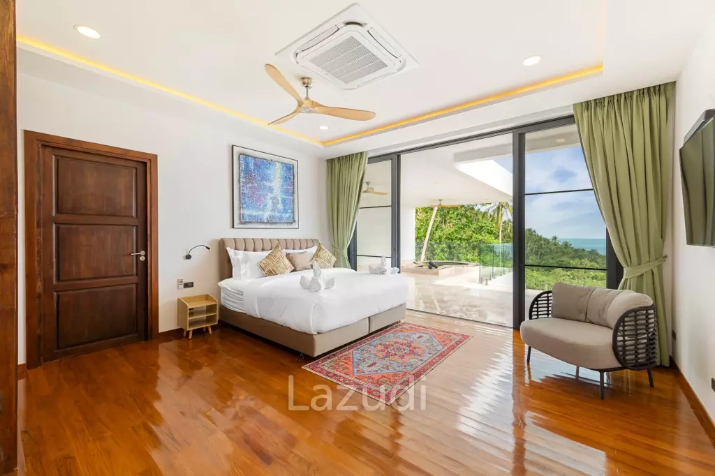 Luxury 5-Bedroom Sea View Villa in Prime Lamai