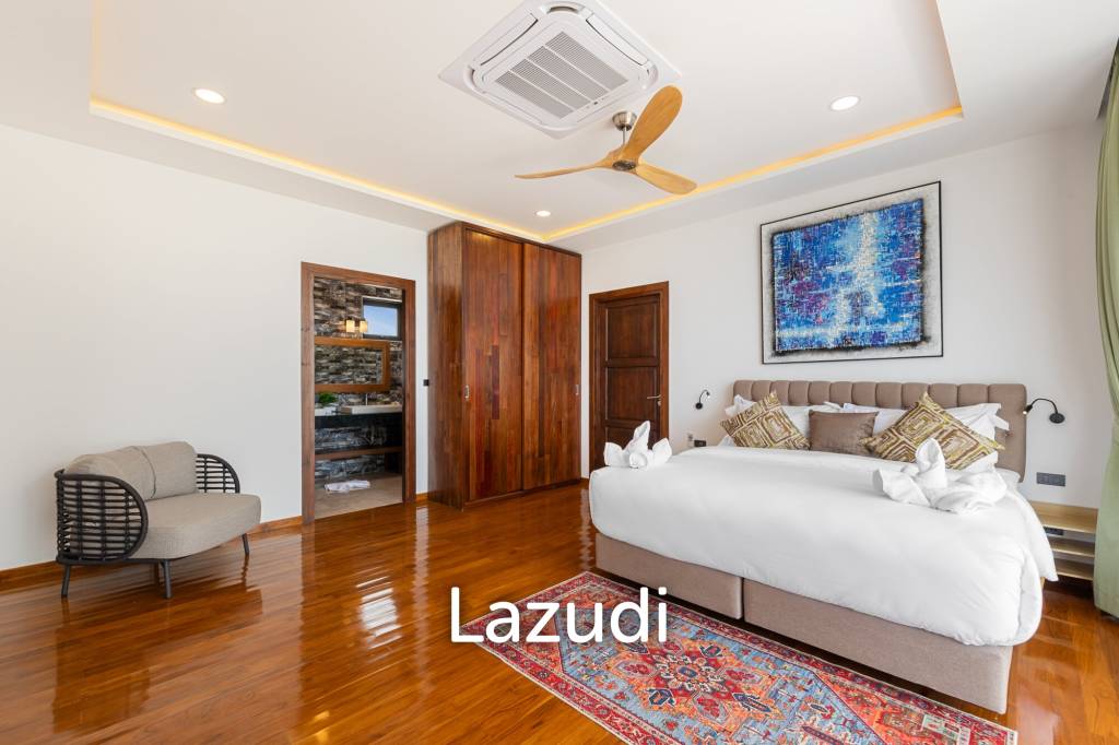 Luxury 5-Bedroom Sea View Villa in Prime Lamai