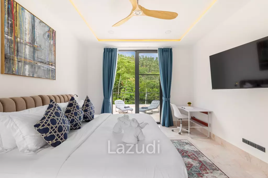 Luxury 5-Bedroom Sea View Villa in Prime Lamai