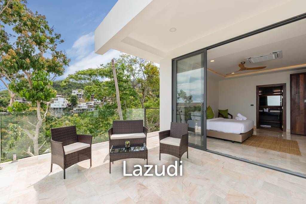 Luxury 5-Bedroom Sea View Villa in Prime Lamai
