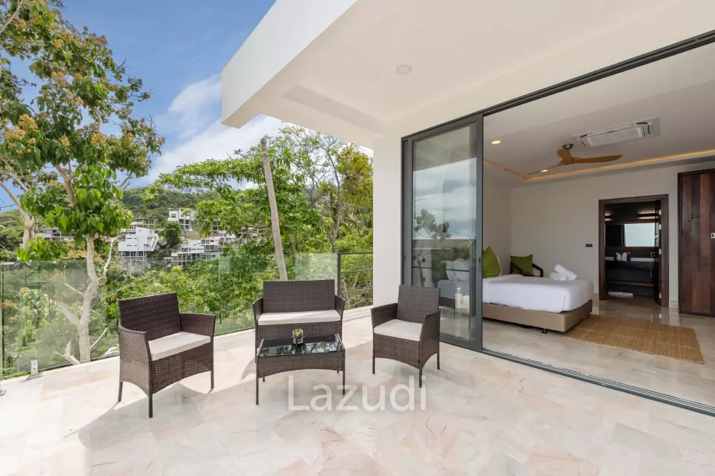 Luxury 5-Bedroom Sea View Villa in Prime Lamai
