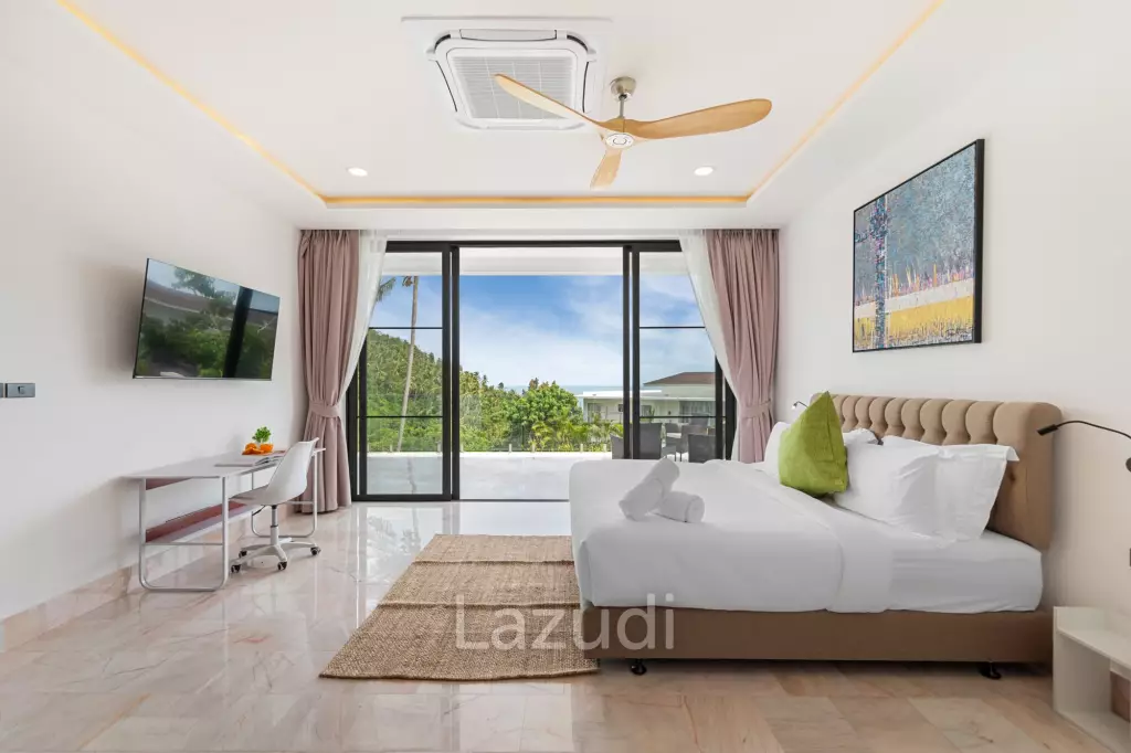 Luxury 5-Bedroom Sea View Villa in Prime Lamai
