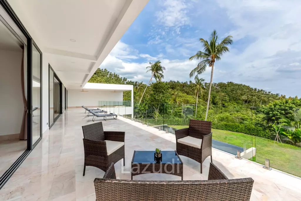 Luxury 5-Bedroom Sea View Villa in Prime Lamai