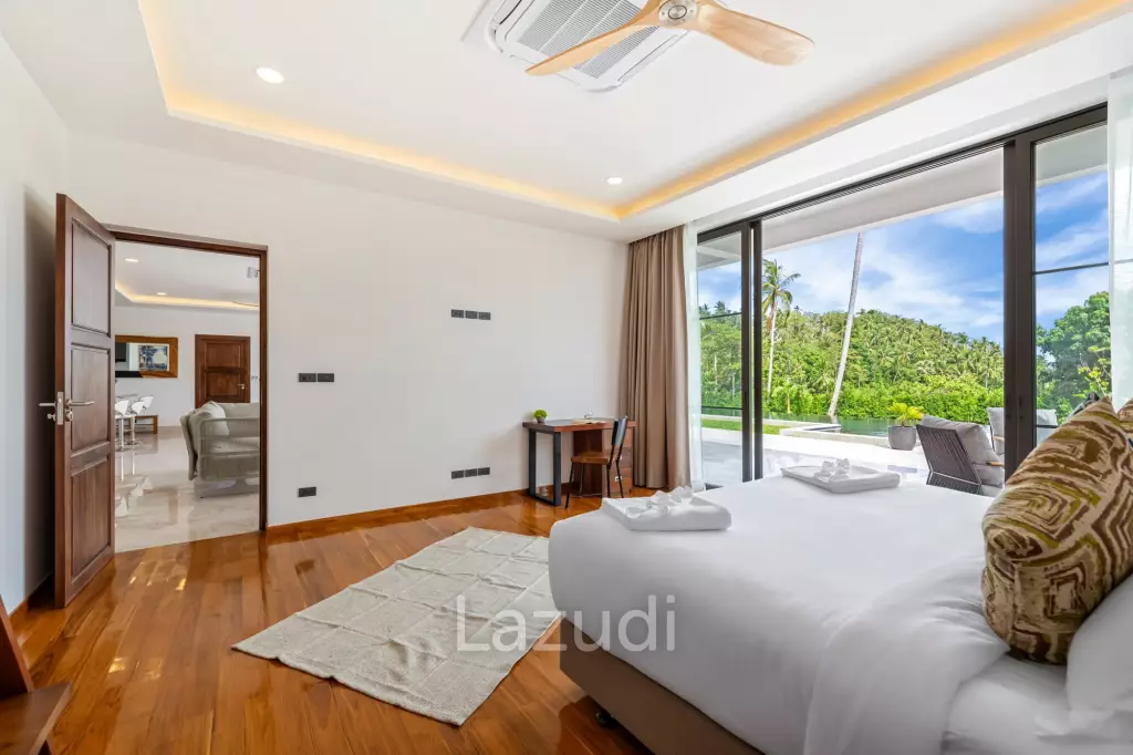 Luxury 5-Bedroom Sea View Villa in Prime Lamai