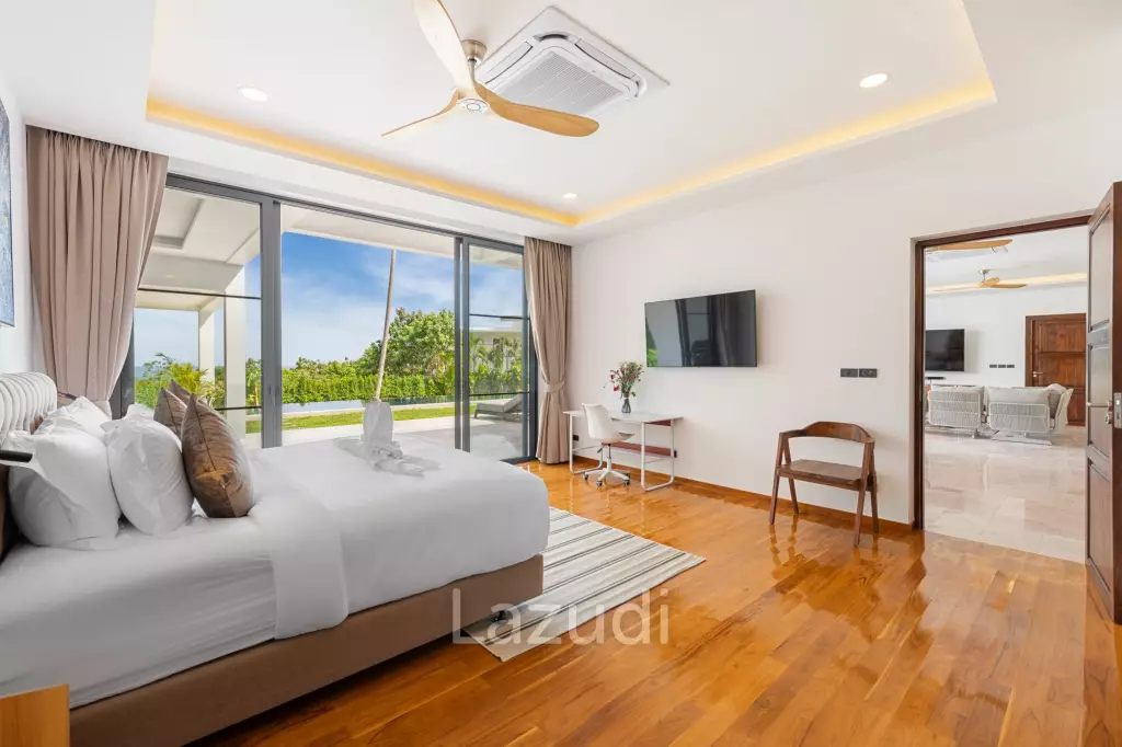 Luxury 5-Bedroom Sea View Villa in Prime Lamai