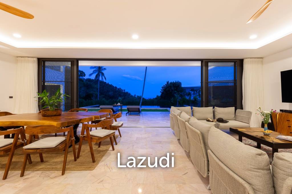 Luxury 5-Bedroom Sea View Villa in Prime Lamai