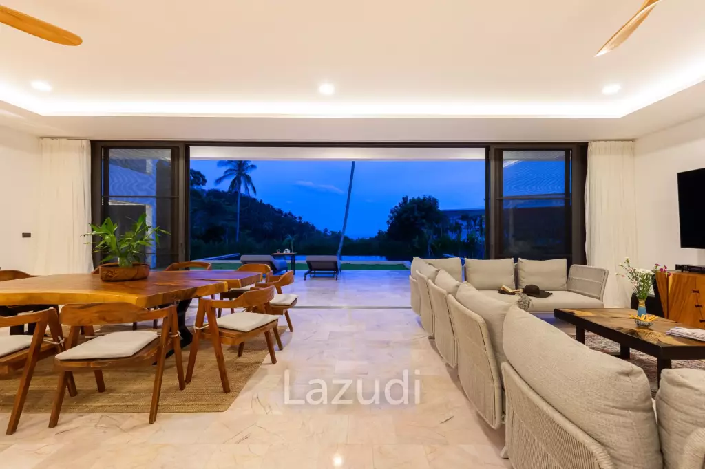 Luxury 5-Bedroom Sea View Villa in Prime Lamai