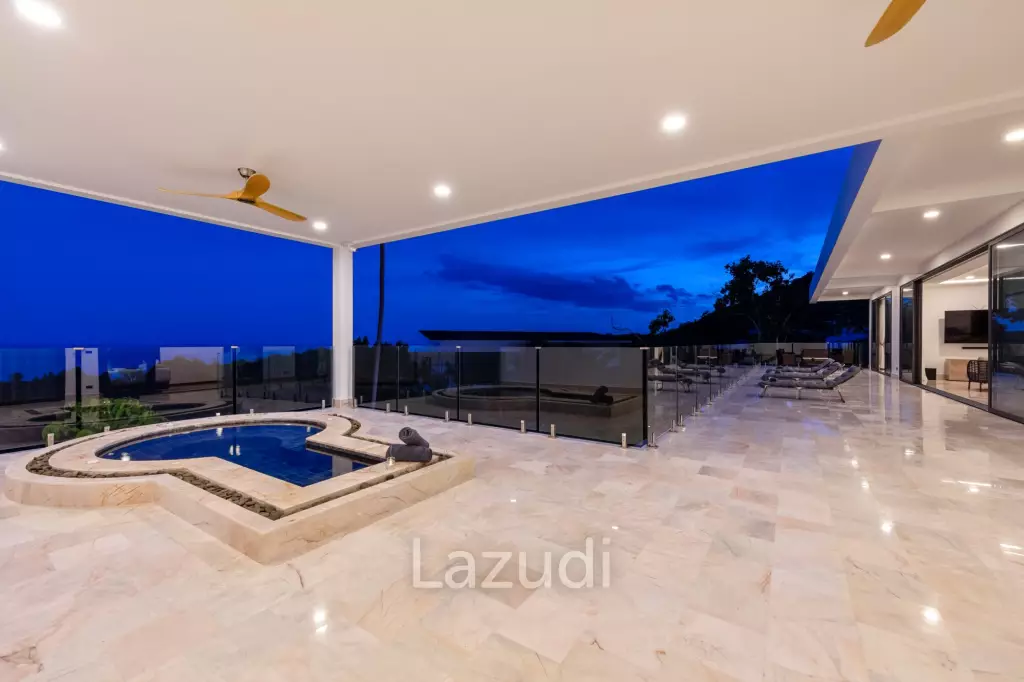 Luxury 5-Bedroom Sea View Villa in Prime Lamai
