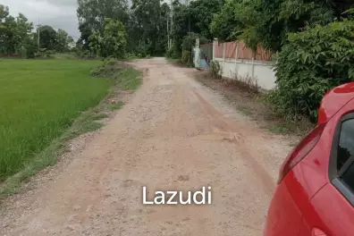 7 Rai Land For Sale With Beautiful Rice Field View
