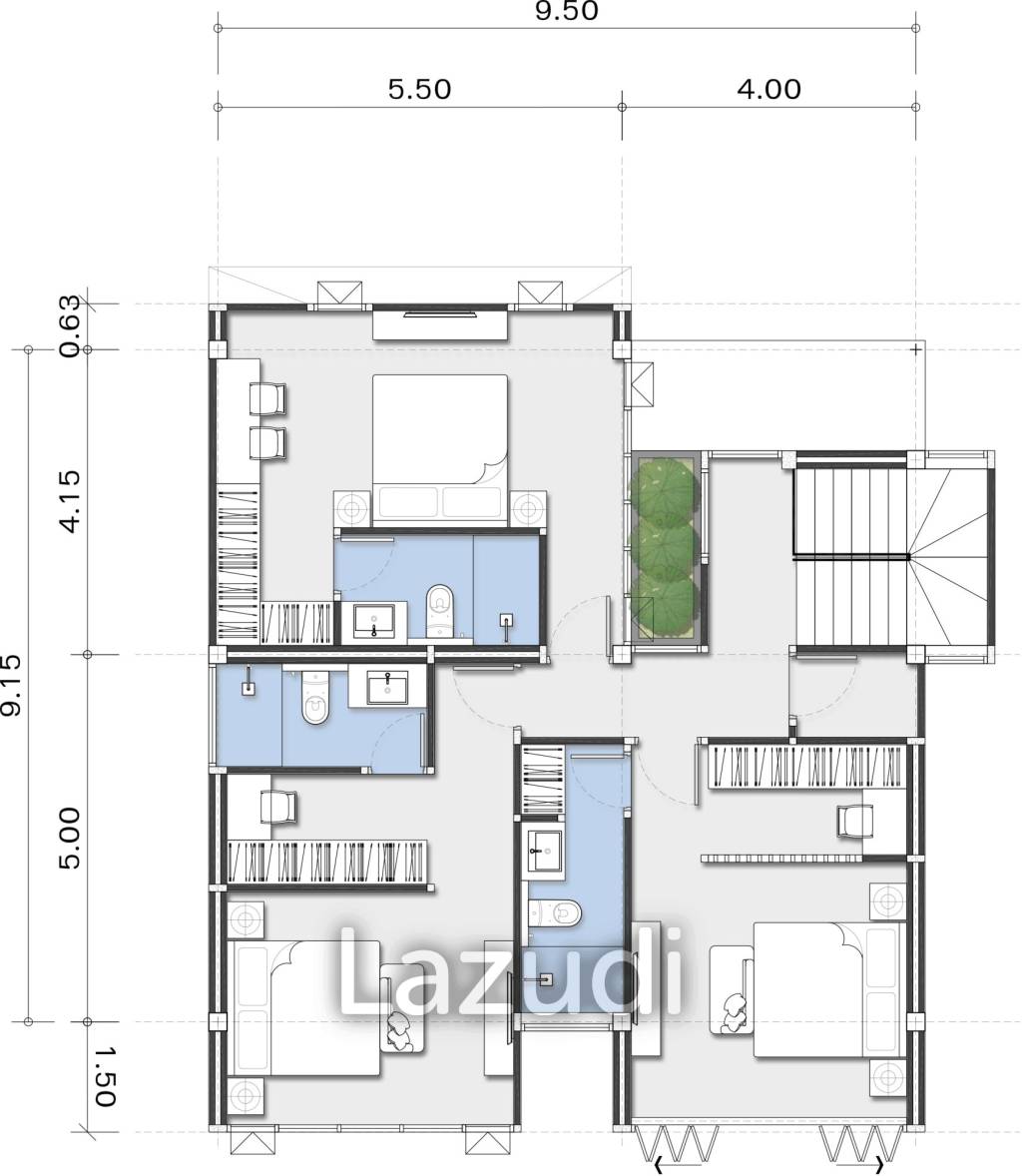 3 Bedroom 4 Bathroom 260 SQ.M M Estate