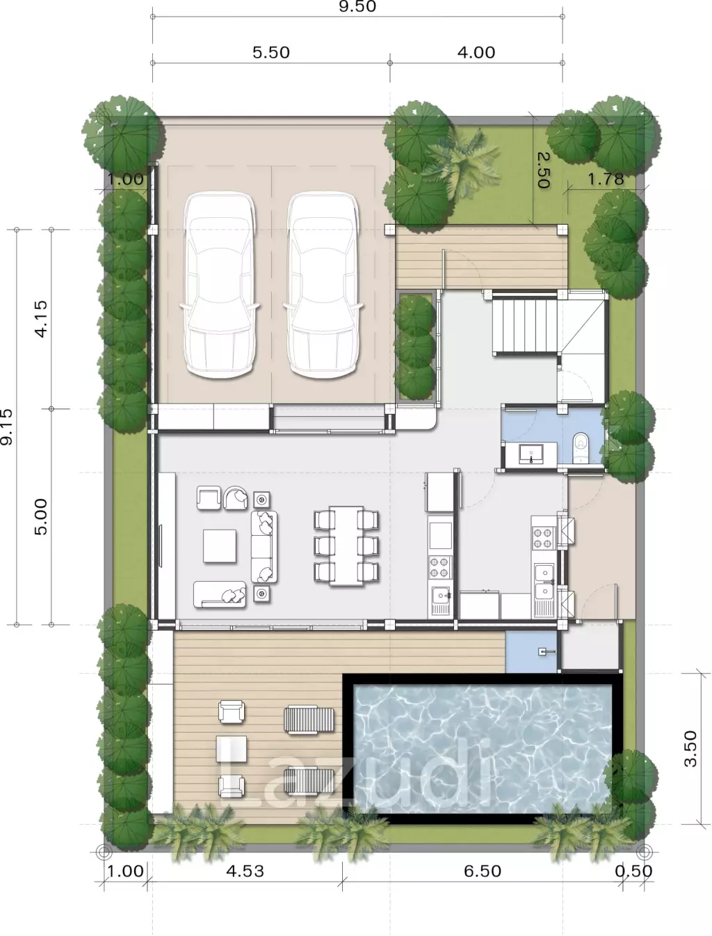 3 Bedroom 4 Bathroom 260 SQ.M M Estate
