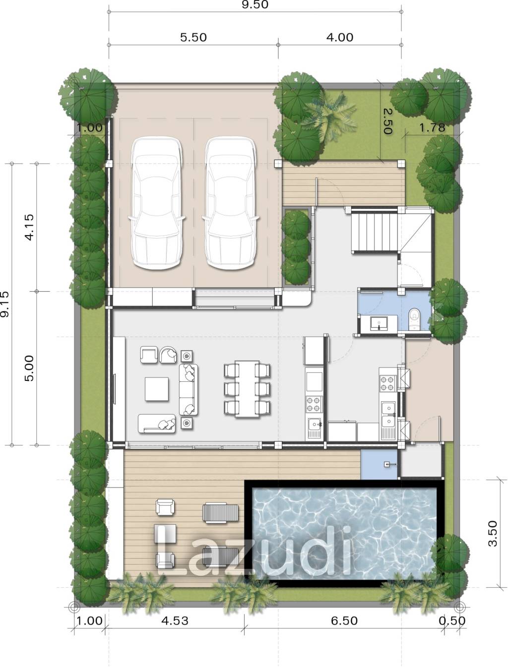 3 Bedroom 4 Bathroom 260 SQ.M M Estate