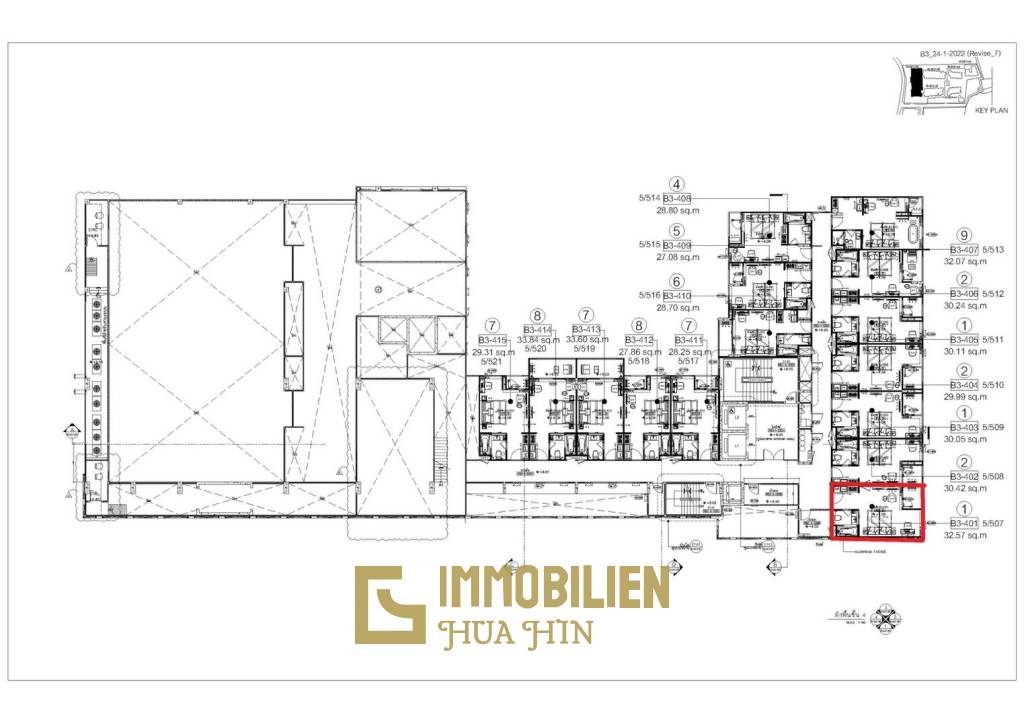 32 m² 1 Chambre 1 Salle de bain Condominium Pour Vente