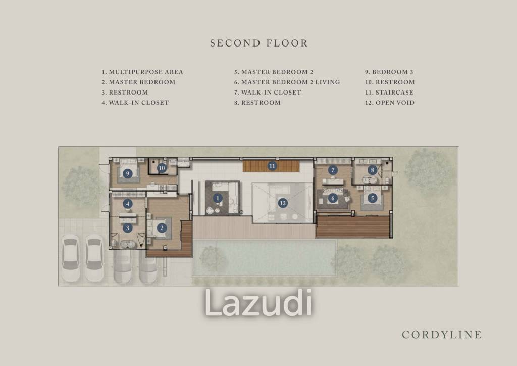 5 Bed 6 Bath 590 SQ.M Highland Park Pool Villa