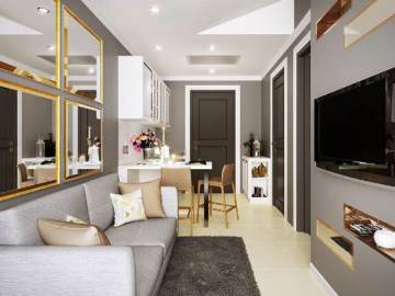 2 bed 45.80SQM City Life Condo Patong