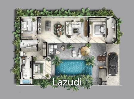 3 Bed 3 Bath 227.50 SQ.M Proxima Villas