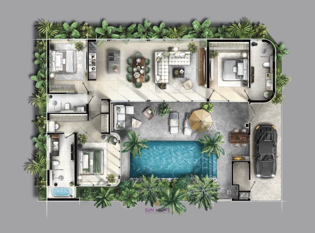 3 Bed 3 Bath 227.50 SQ.M Proxima Villas